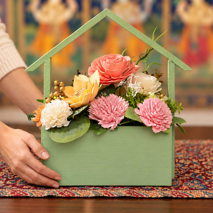 Handmade Sukunat Shola Flower Centerpiece
