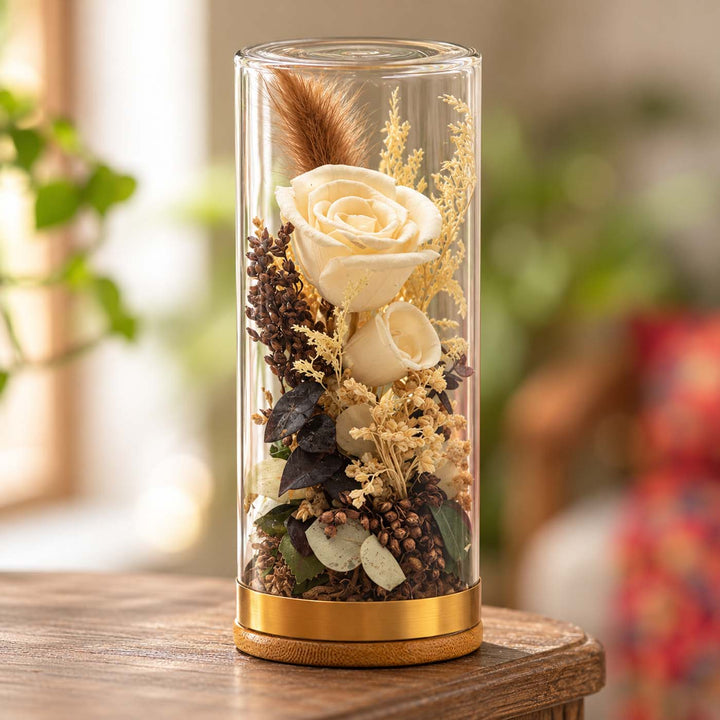 Handmade Elegant Garden Shola Flower Centerpiece