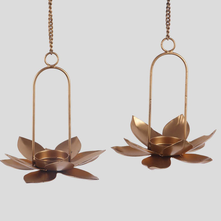 4 pc | Handmade Hanging Hook Tealight Holder