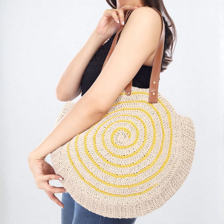 Handmade Crochet United Urbane Spiral Shoulder Bag