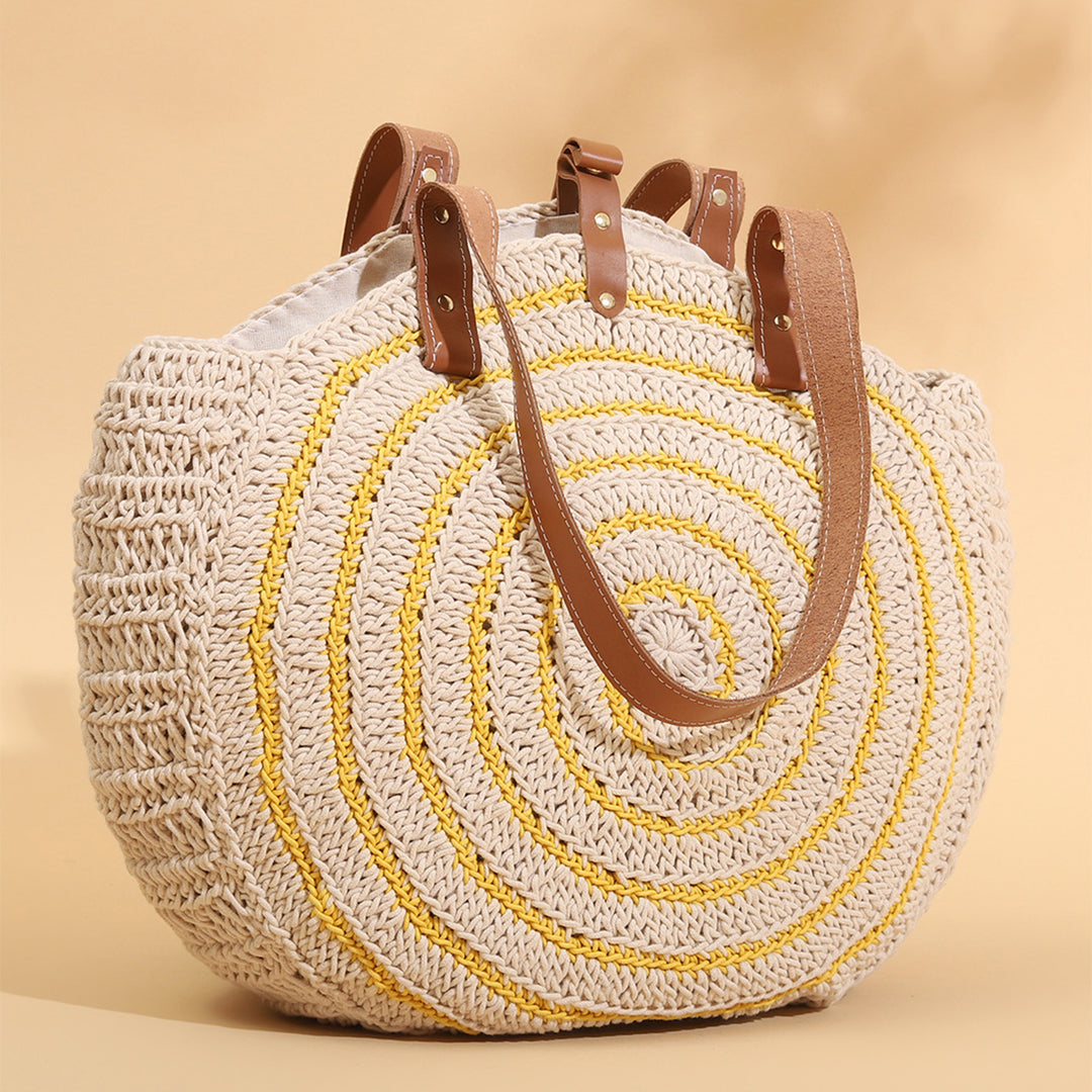 Handmade Crochet United Urbane Spiral Shoulder Bag