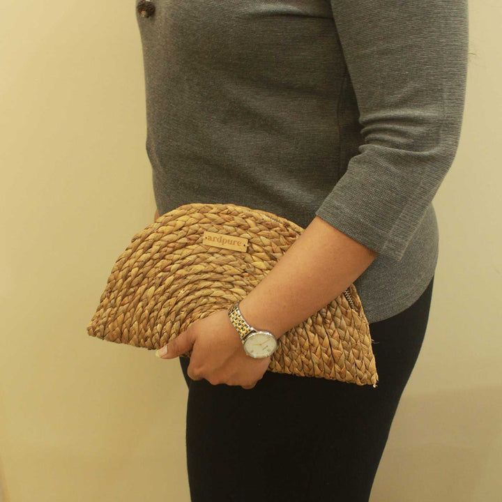 Handmade Wicker Braided Water Hyacinth Purse