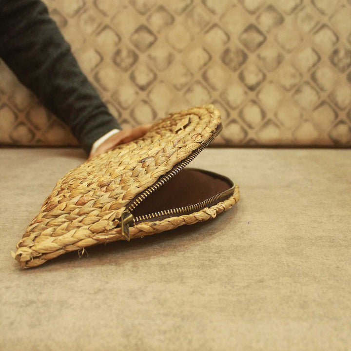 Handmade Wicker Braided Water Hyacinth Purse