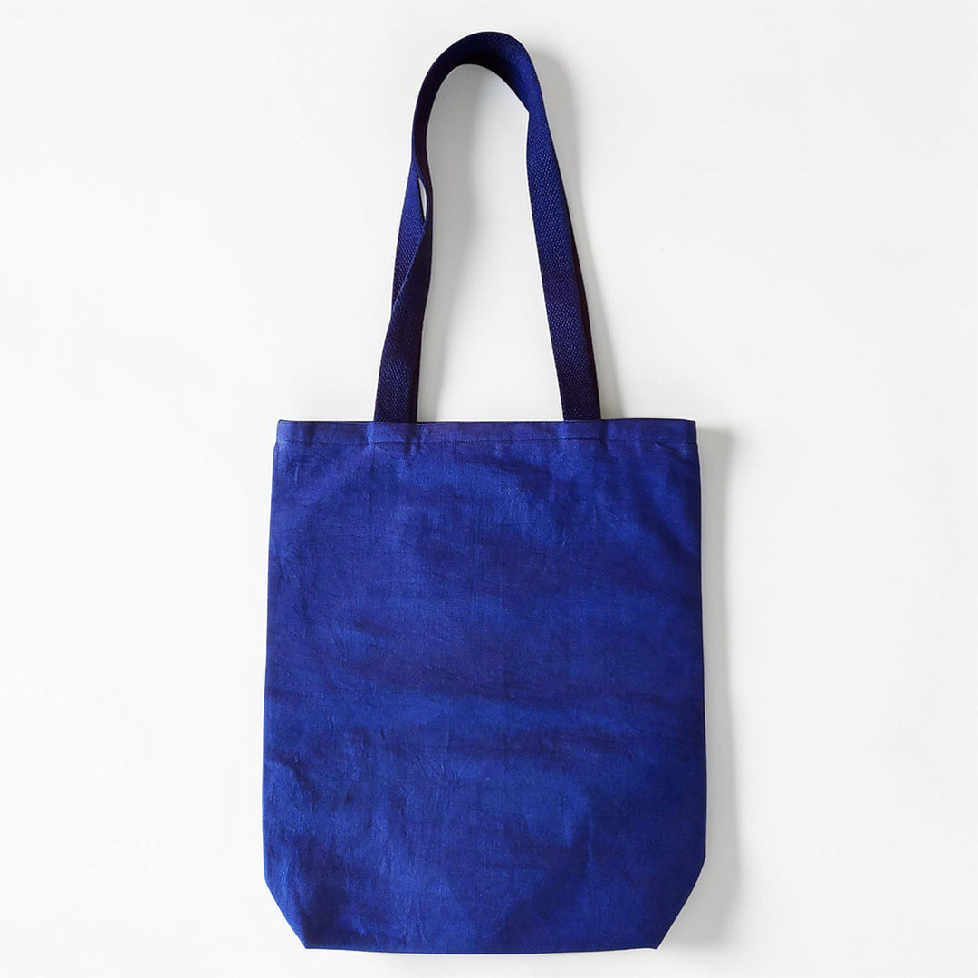 Hand-Embroidered Dori Work Blue Deewani Tote Bag