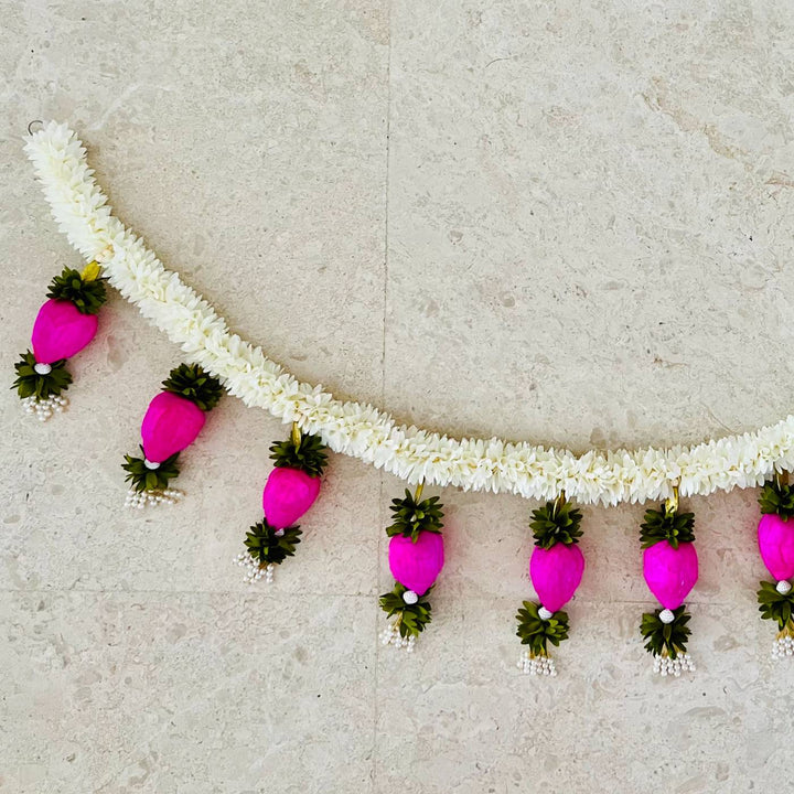 46 In | Handmade Lotus Bud & Jasmine Toran