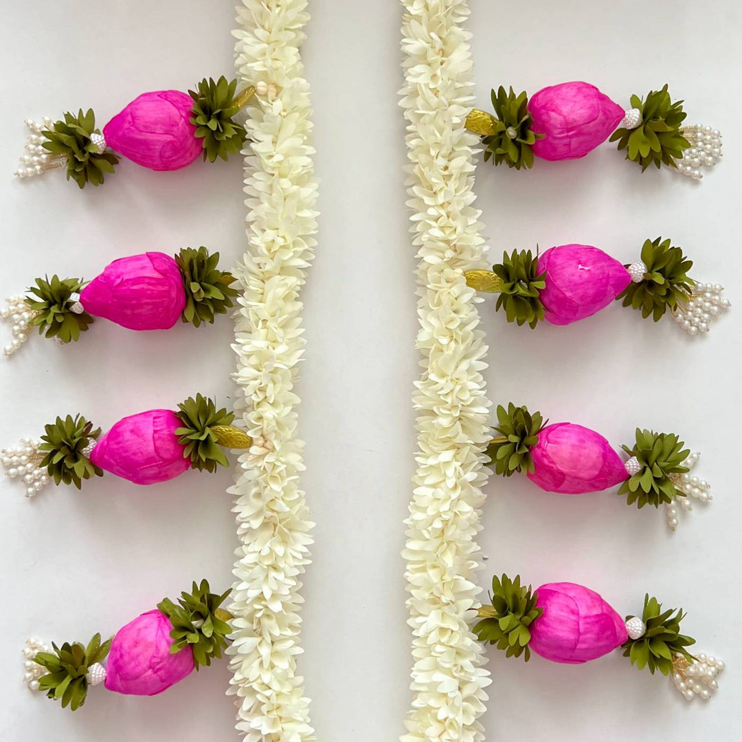 46 In | Handmade Lotus Bud & Jasmine Toran