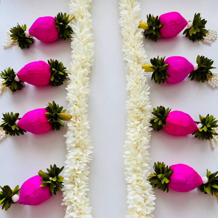 46 In | Handmade Lotus Bud & Jasmine Toran