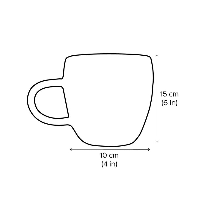 Personalized Handmade Heart Shape Double Wall Glass Mug