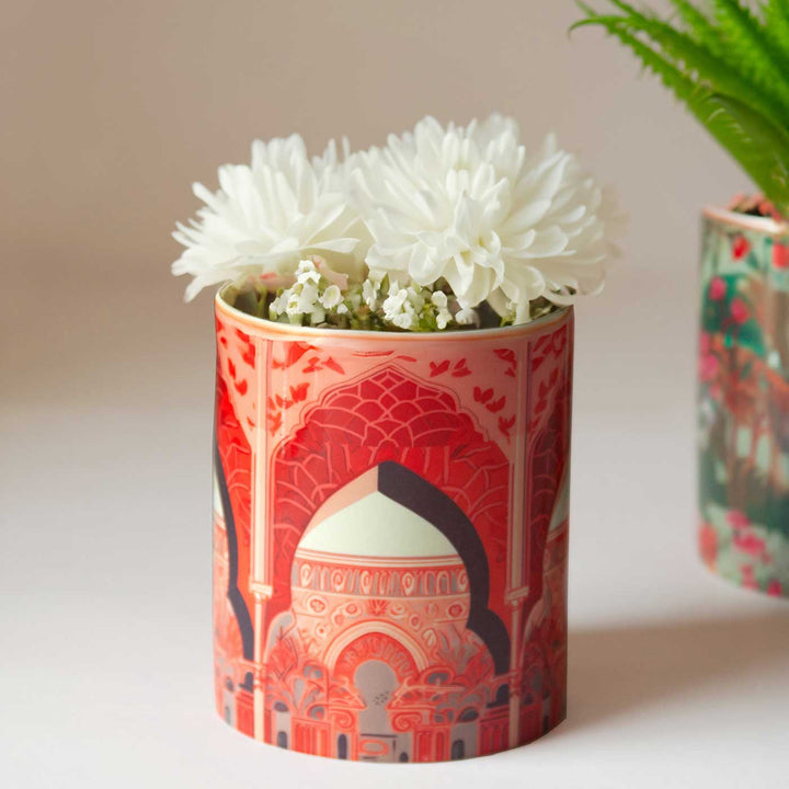 Jaipuri Jharokha Printed Ceramic Planter