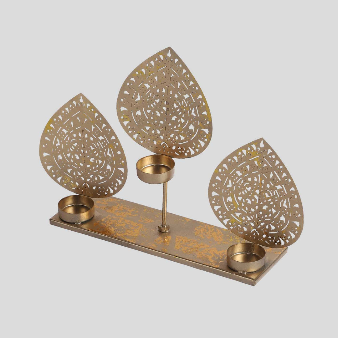 Handmade Leaf Tealight Holder