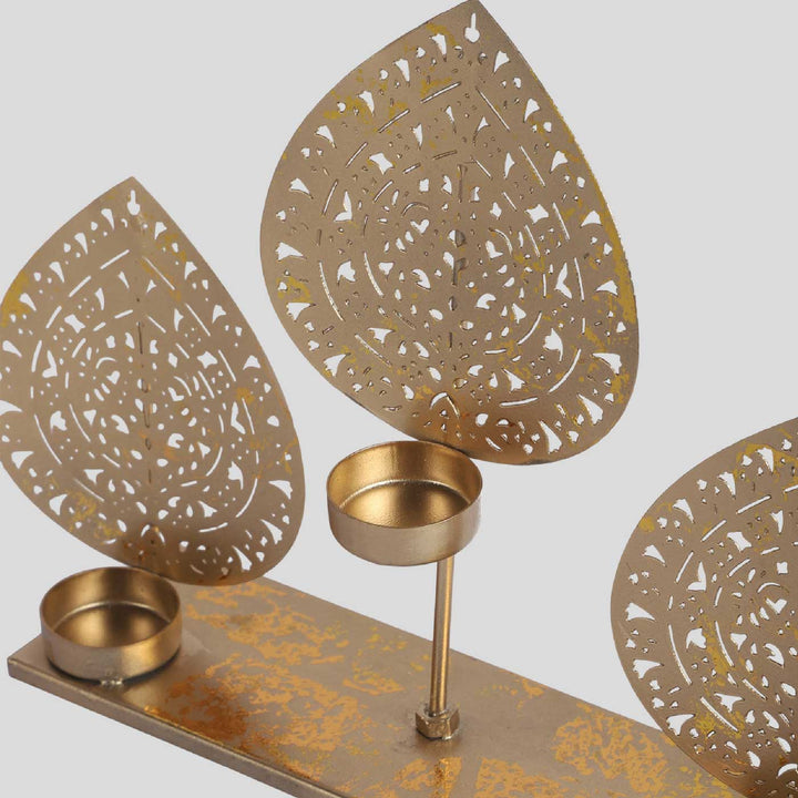 Handmade Leaf Tealight Holder