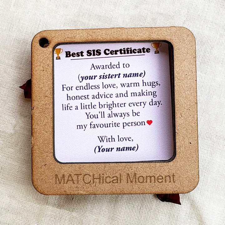Personalized Photo "Wonder Woman" Theme Rakhi Gift for Sister | Rakhi, Matchbox Card & Photo Magnet Combo