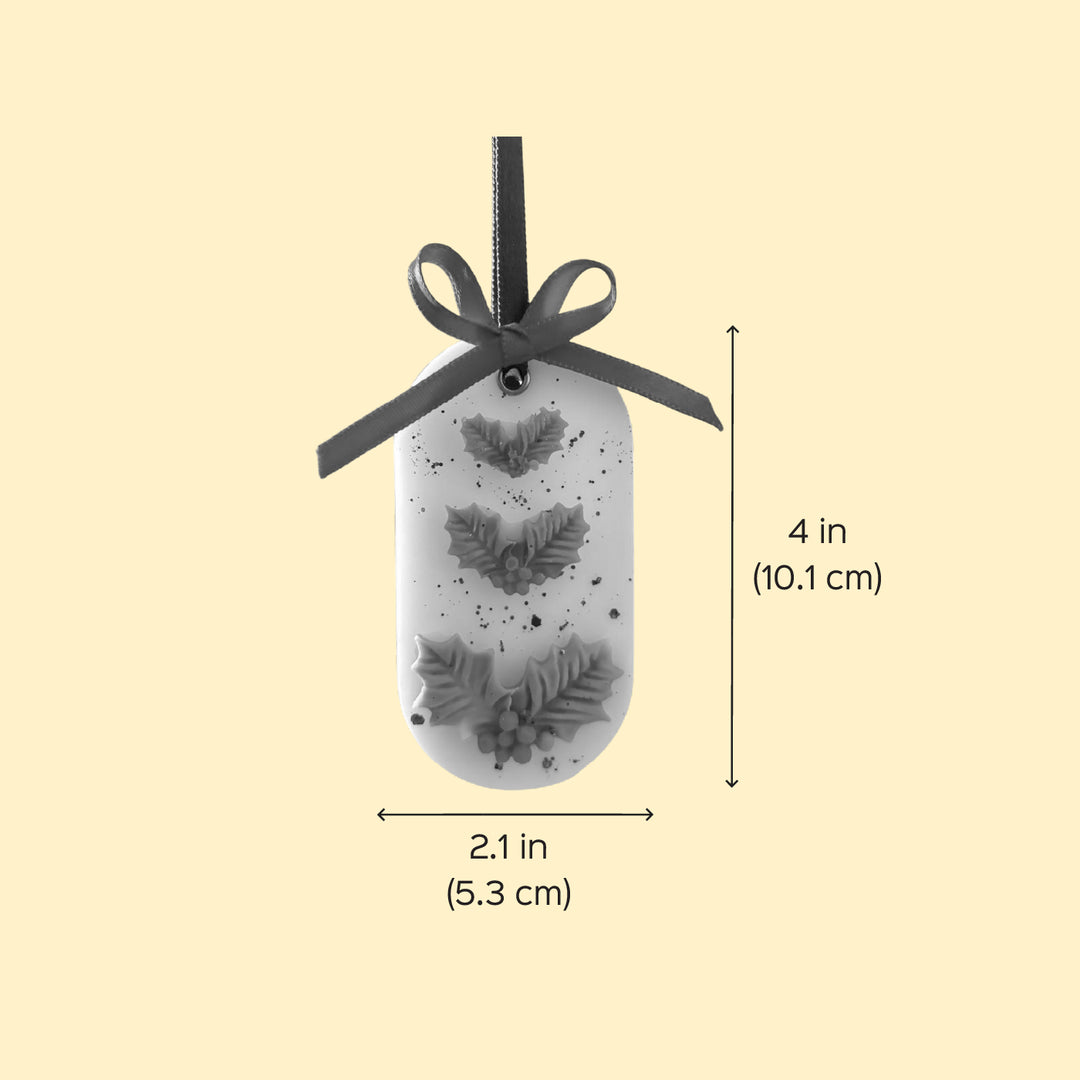 Handmade Mistletoe Wax Sachet For Christmas Decoration