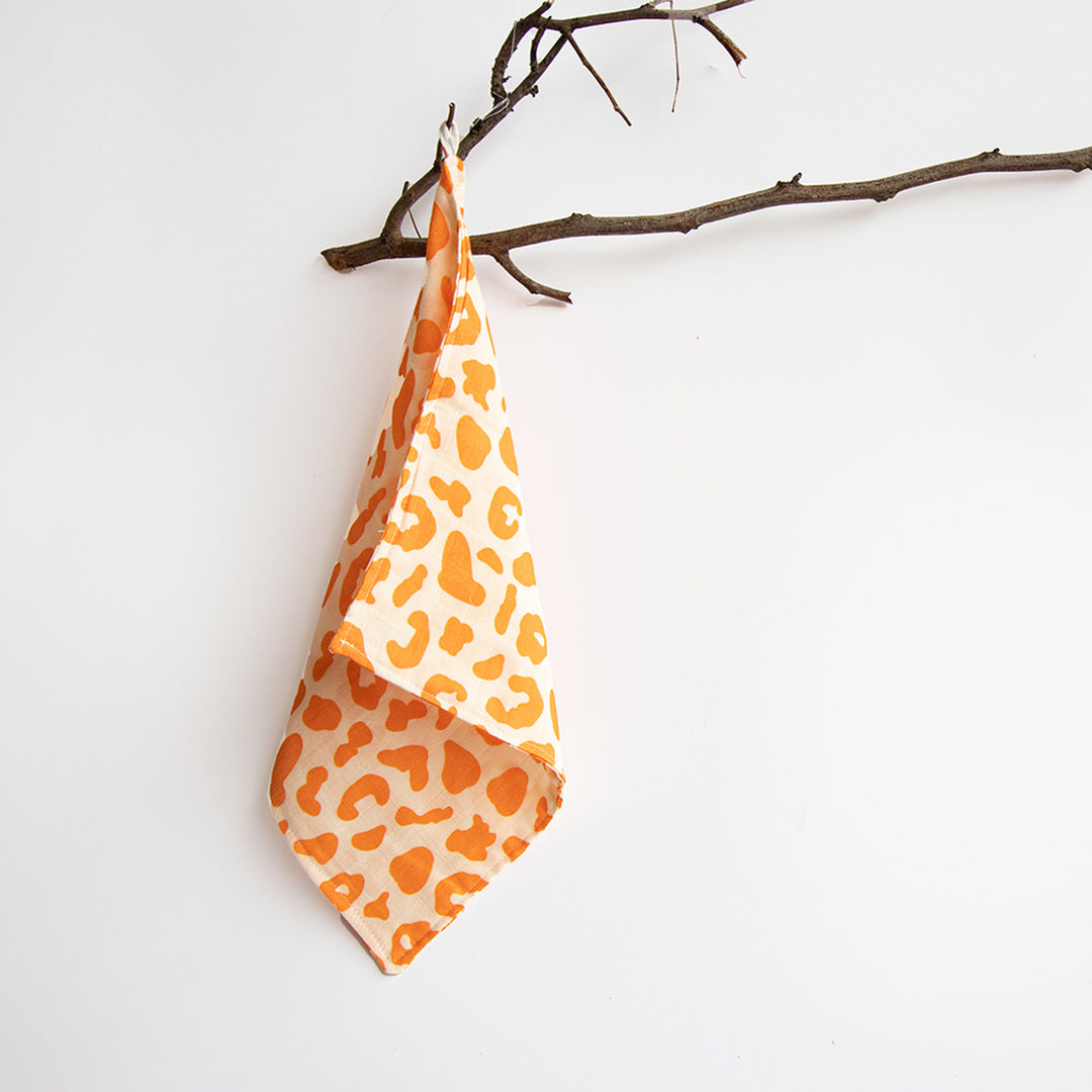 Baby Animals Organic Cotton Muslin Wipes | 0-4 Years | Set of 8