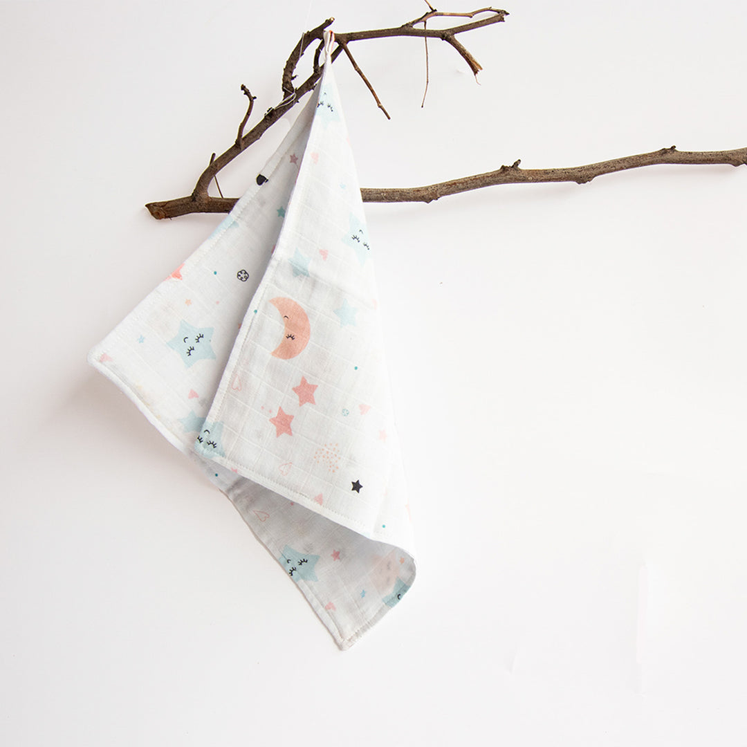All Things Bright Organic Cotton Muslin Wipes Set | 0-4 Years | Set of 10