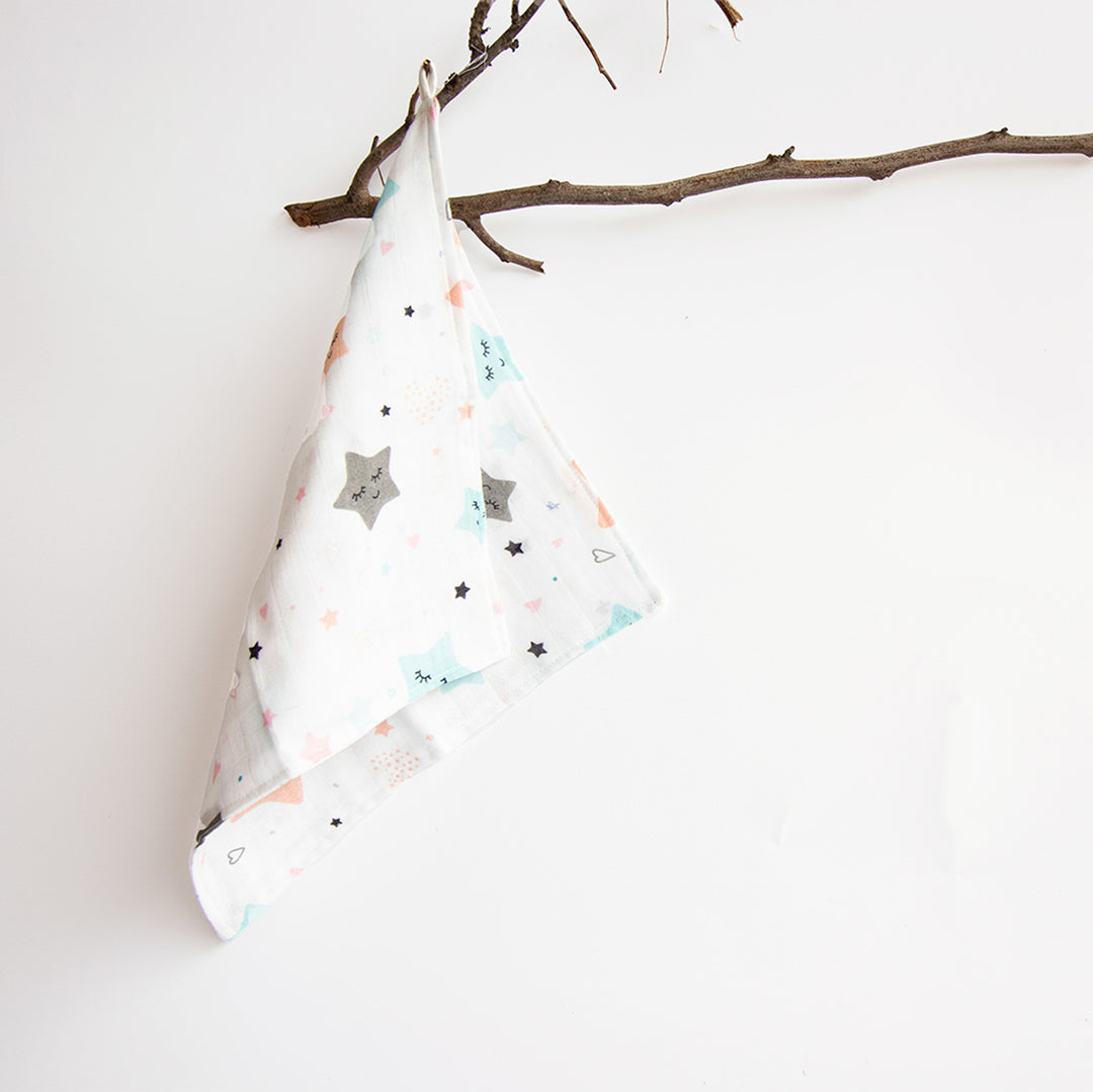 All Things Bright Organic Cotton Muslin Wipes Set | 0-4 Years | Set of 10