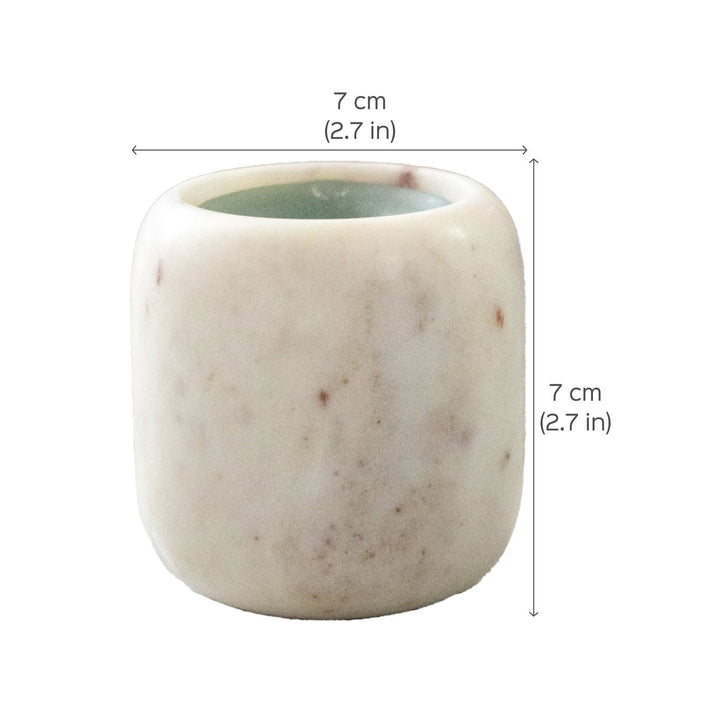 Indian Marble Lemongrass Scented Candle
