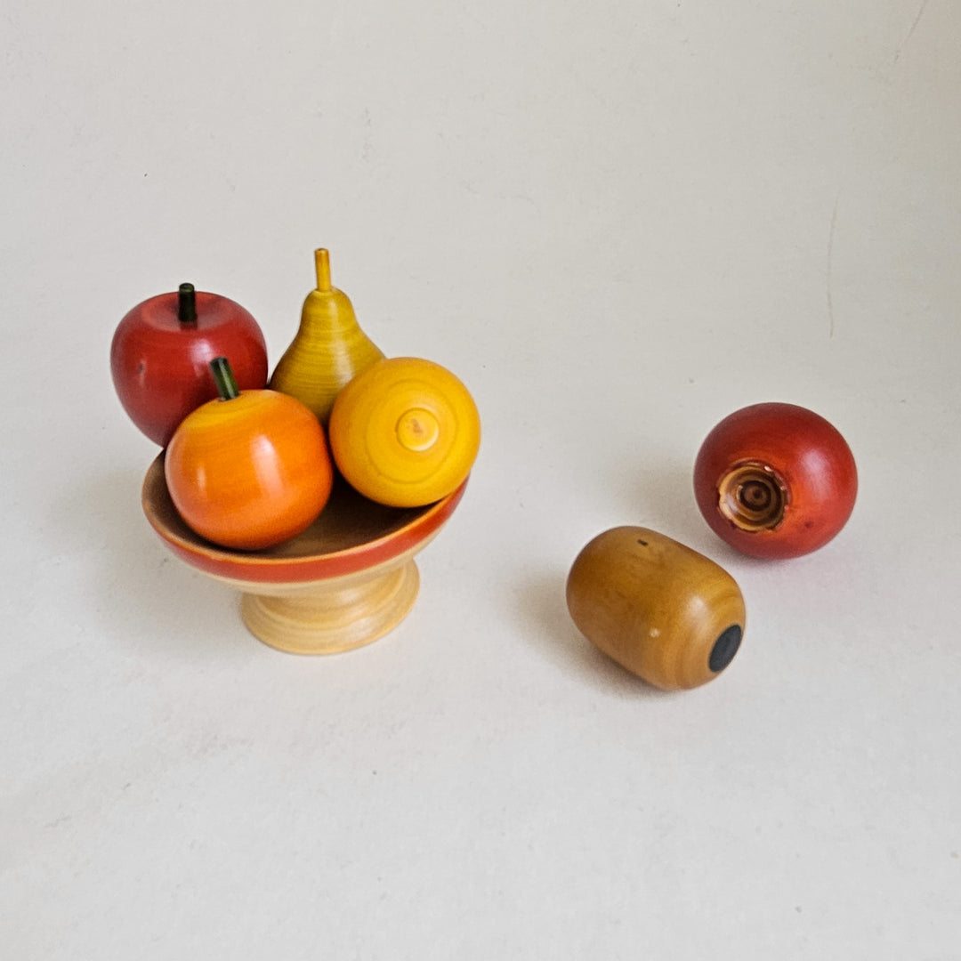 Wooden Mini Fruit Set | Handmade Etikopakka Pretend Play Toy | 2+ Years