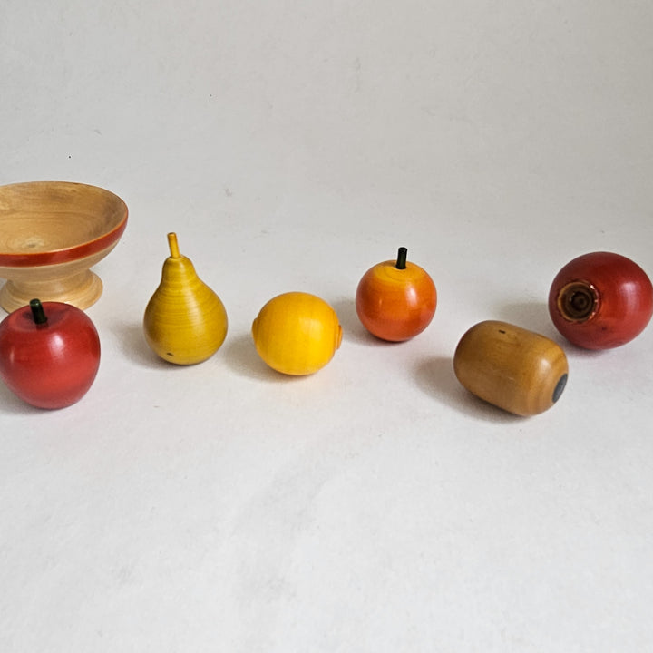 Wooden Mini Fruit Set | Handmade Etikopakka Pretend Play Toy | 2+ Years