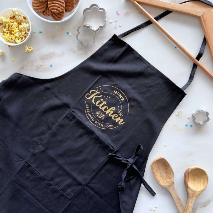 Printed Mom'S Kitchen Cotton Apron