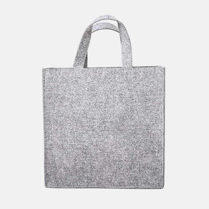 Eco-felt & Vegan Leather Carry Bag