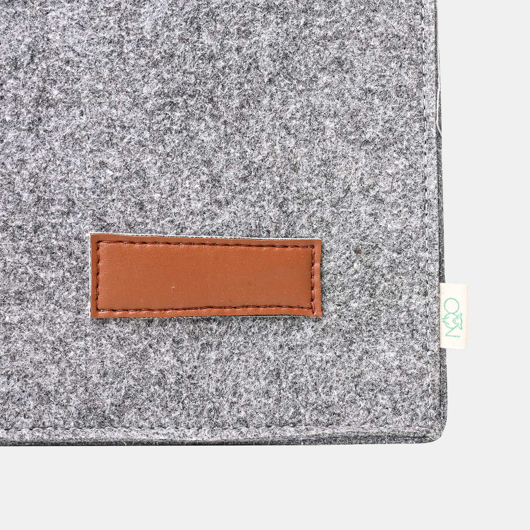 Eco-felt & Vegan Leather Carry Bag