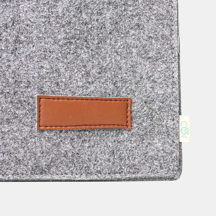 Eco-felt & Vegan Leather Carry Bag