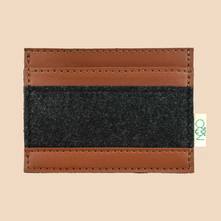 Eco-felt & Vegan Leather Card Holder