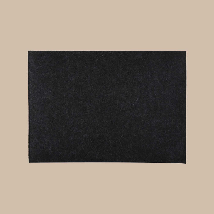 Eco-felt & Vegan Leather Laptop Sleeve