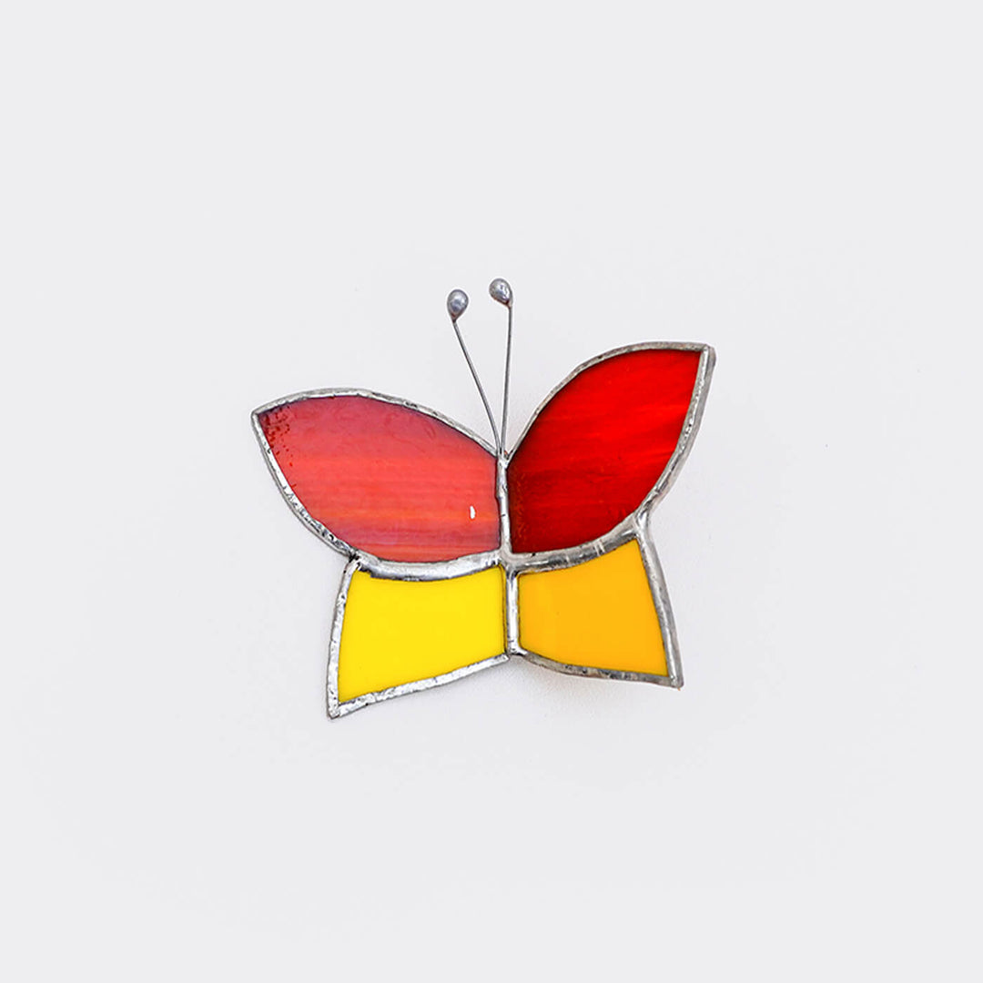 Handcrafted Stained Glass Hanging Suncatcher Butterfly