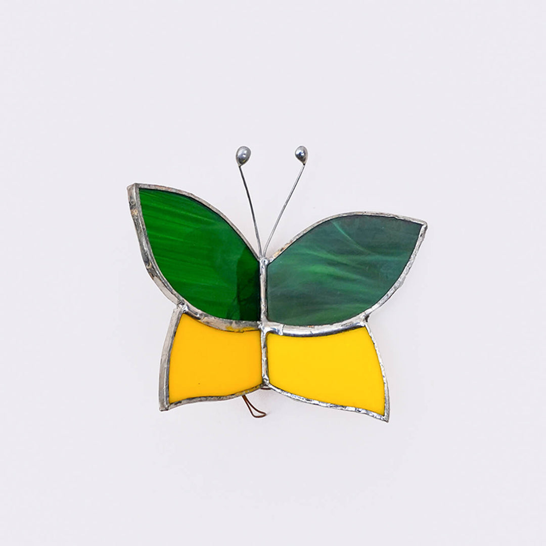 Handcrafted Stained Glass Hanging Suncatcher Butterfly