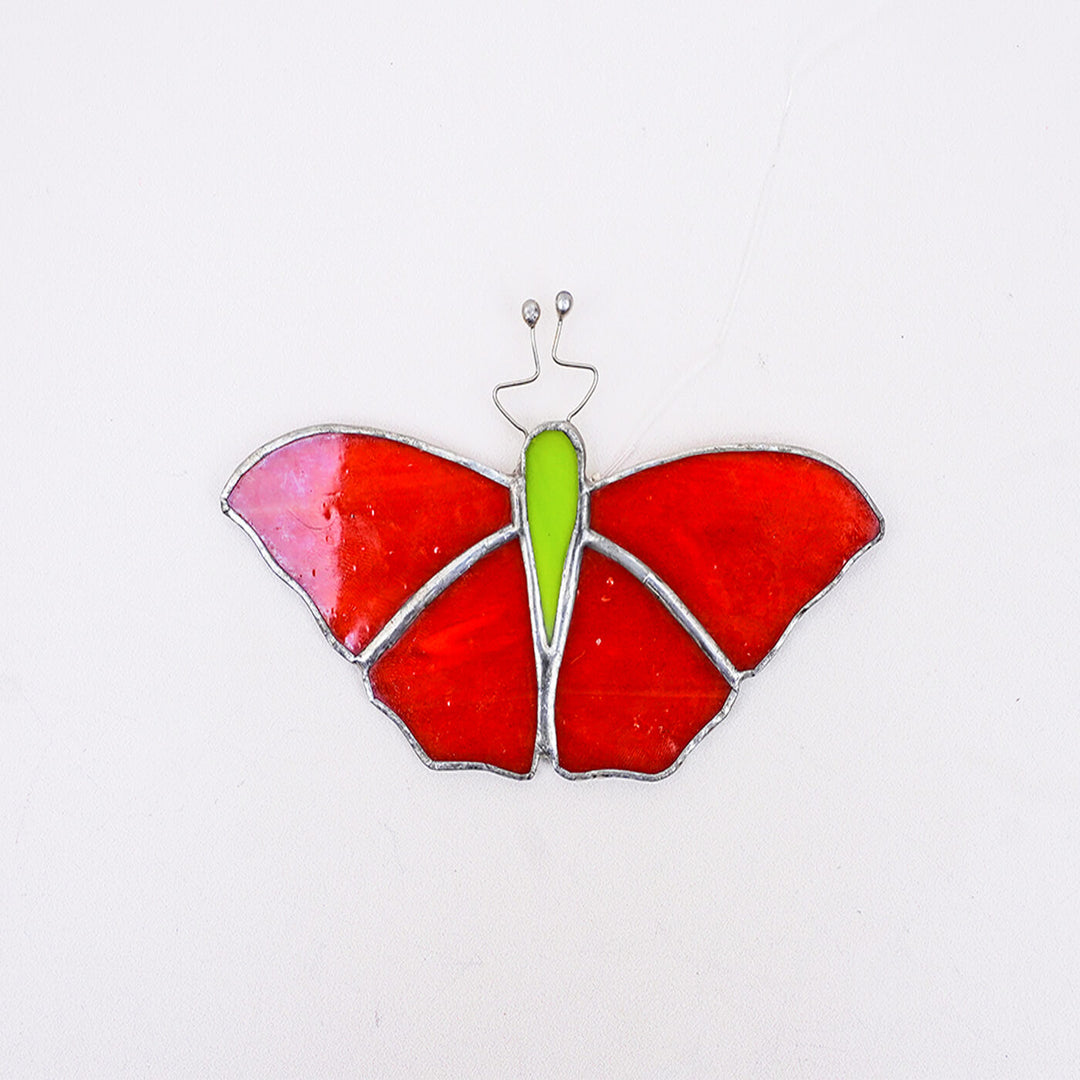 Handcrafted Stained Glass Hanging Suncatcher Butterfly