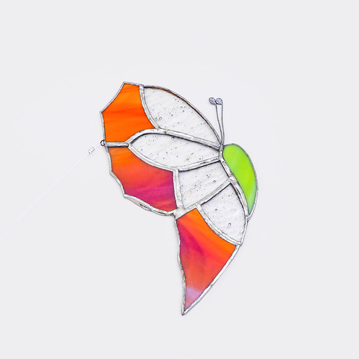Handcrafted Stained Glass Hanging Suncatcher Butterfly