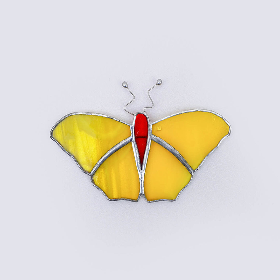 Handcrafted Stained Glass Hanging Suncatcher Butterfly