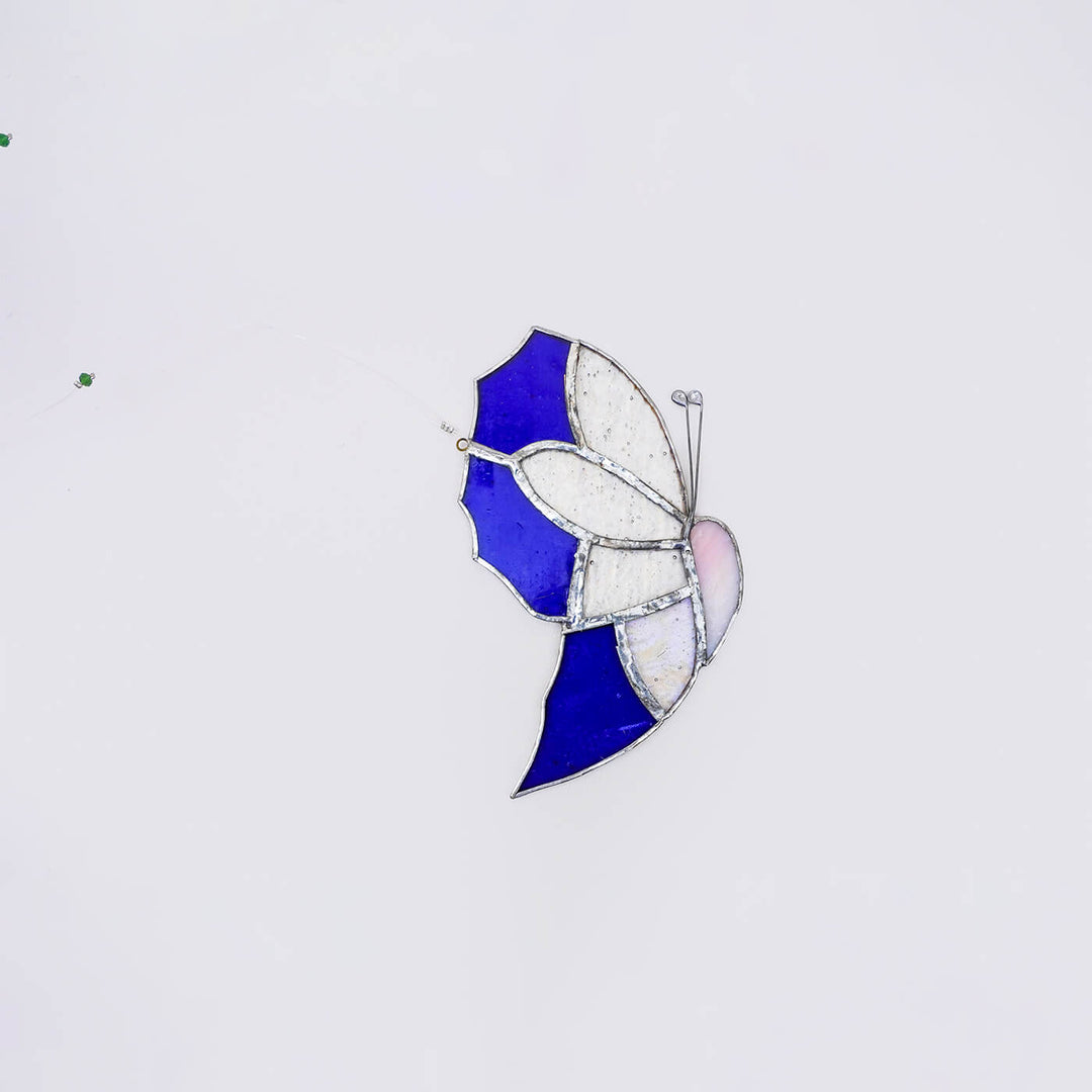 Handcrafted Stained Glass Hanging Suncatcher Butterfly