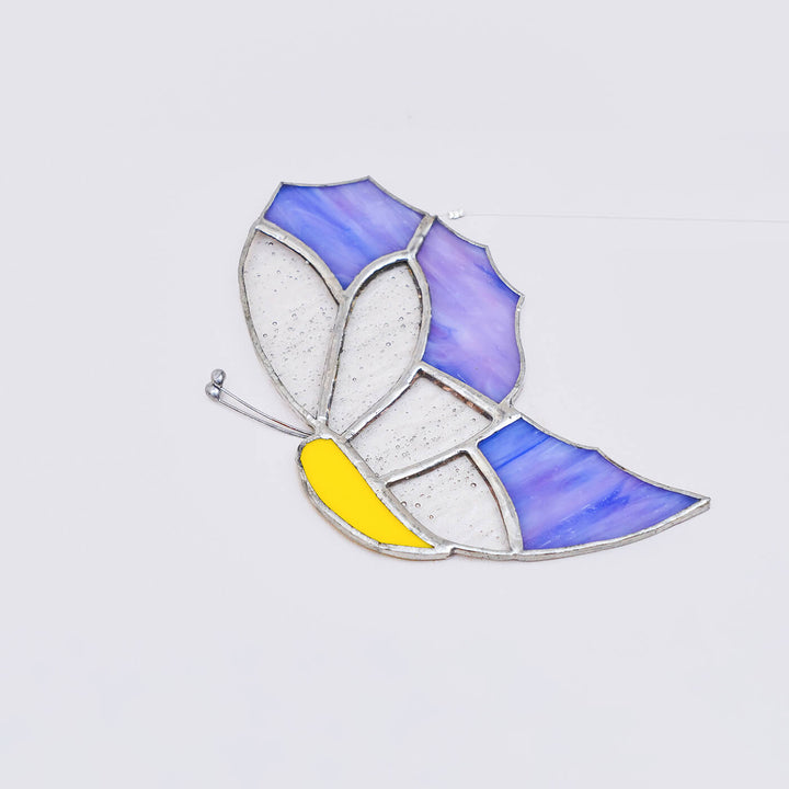 Handcrafted Stained Glass Hanging Suncatcher Butterfly
