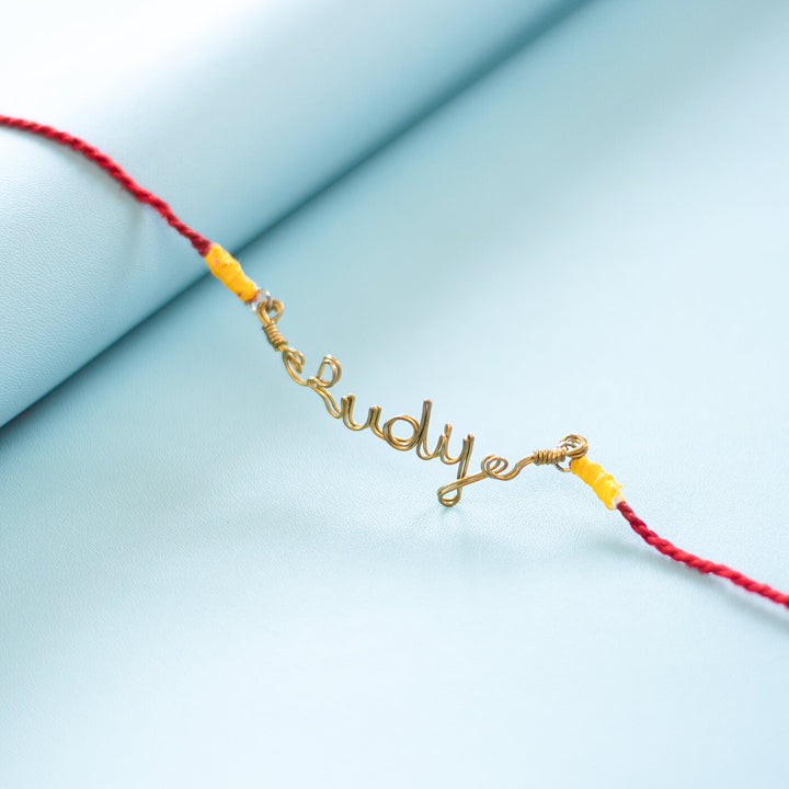 Personalized Rakhi Tamil - Name Personalization Example