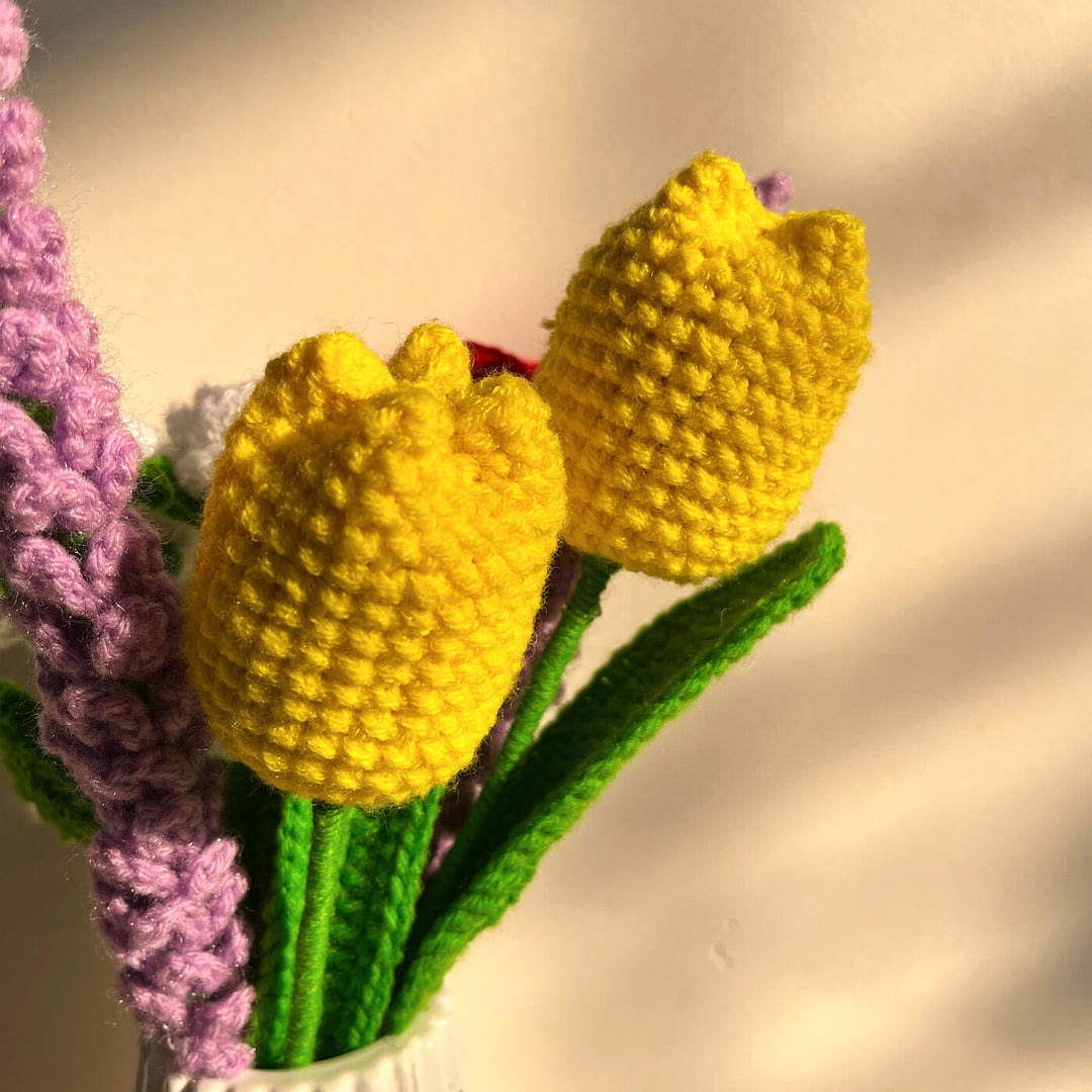 Handcrafted Crochet Flower | Tulip