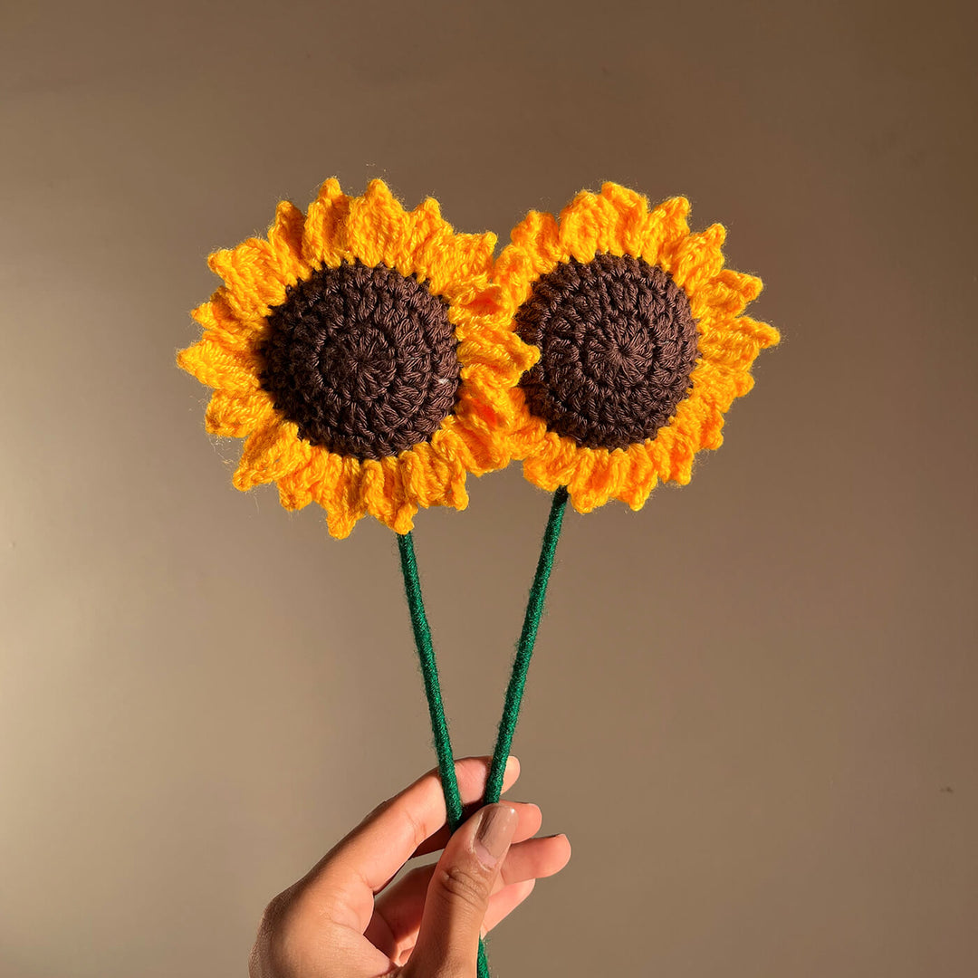 Handcrafted Crochet Flower | Sunflower