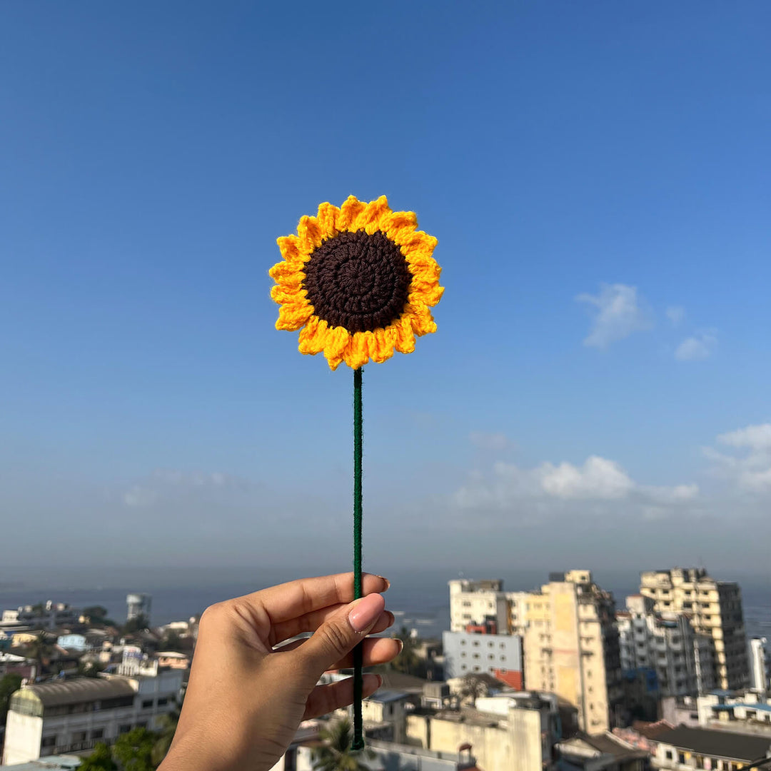 Handcrafted Crochet Flower | Sunflower