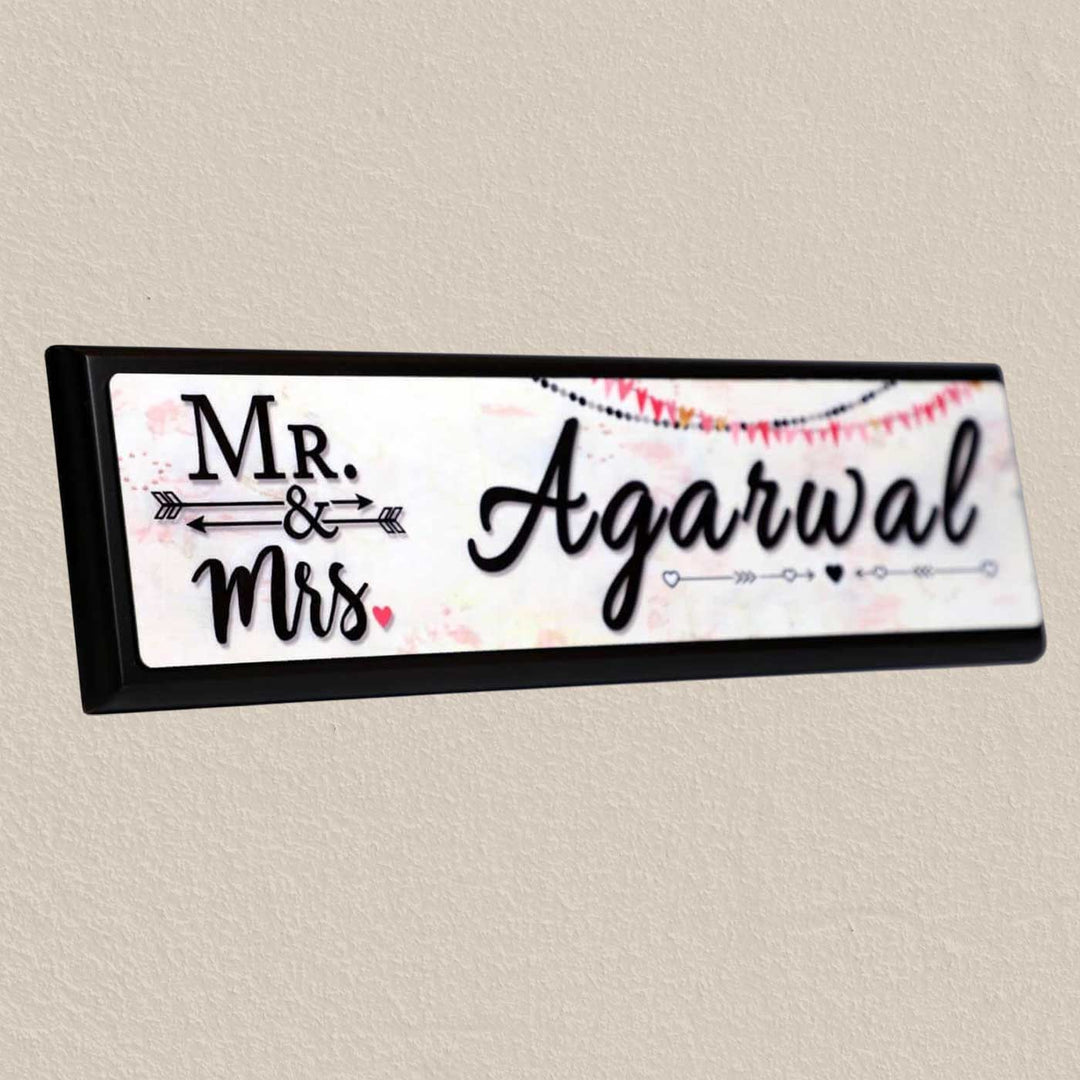 Personalized Sleek Rectangle Acrylic Name Plate