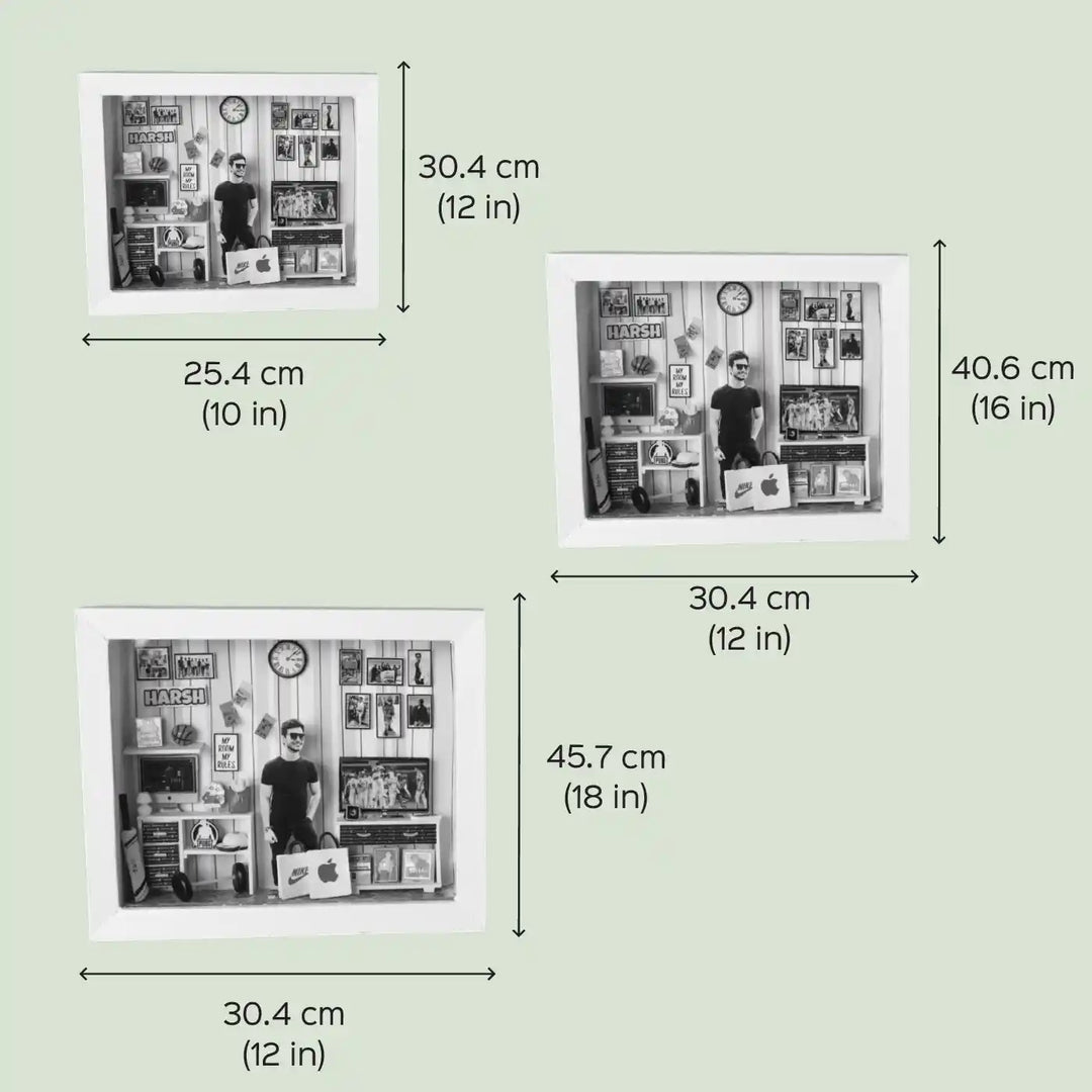 Photo Personalized Handmade Happy Corner MDF Wood Decorative Plaque