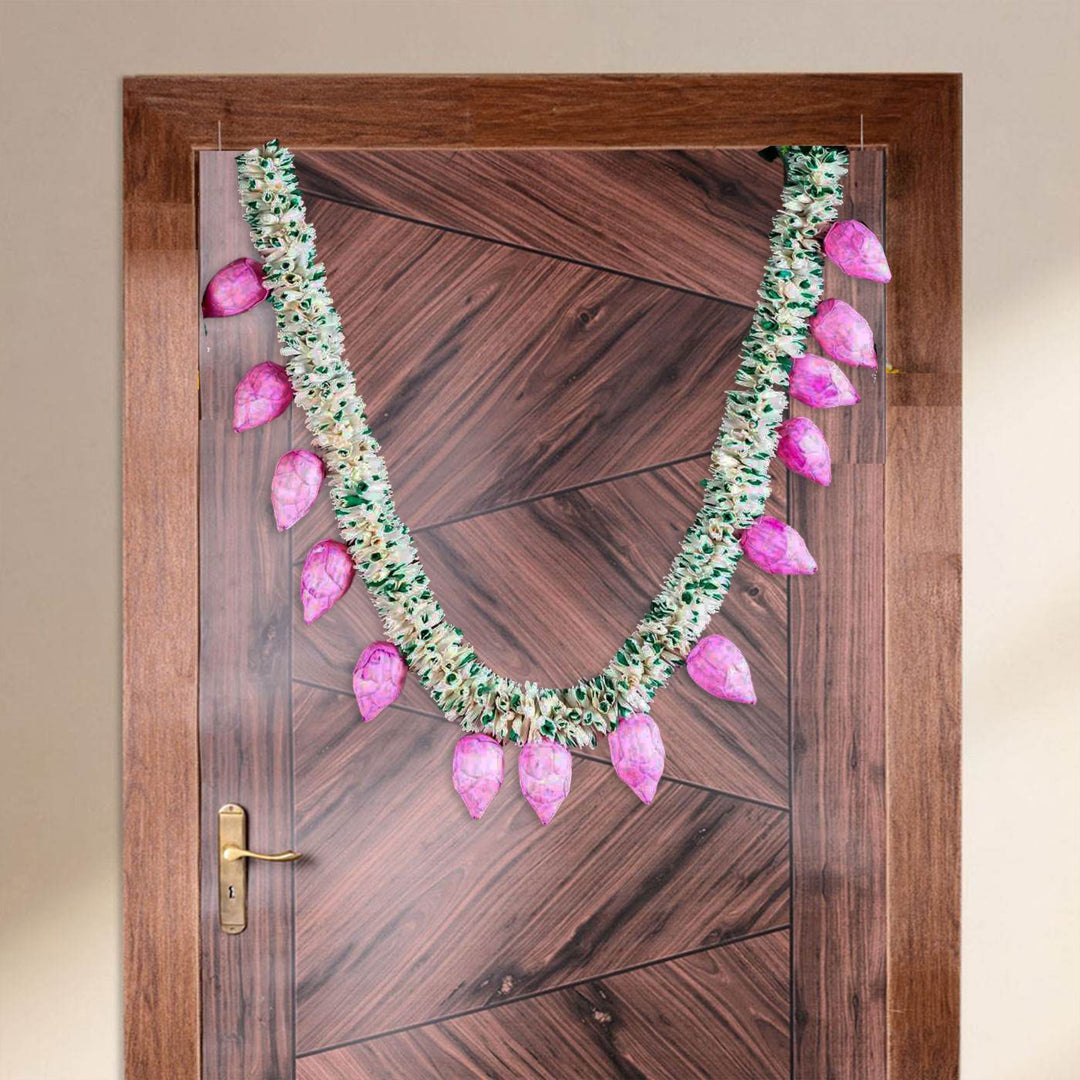 42 In | Sola Wood Lotus Blooms Festive Toran