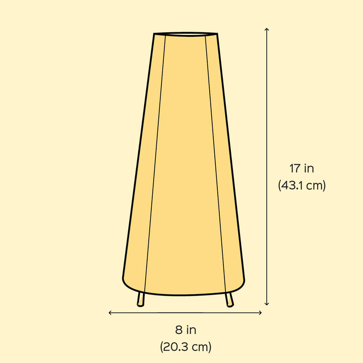 17 inch | Elephant Hand Painted Tholu Bommalata Tabletop Lamp