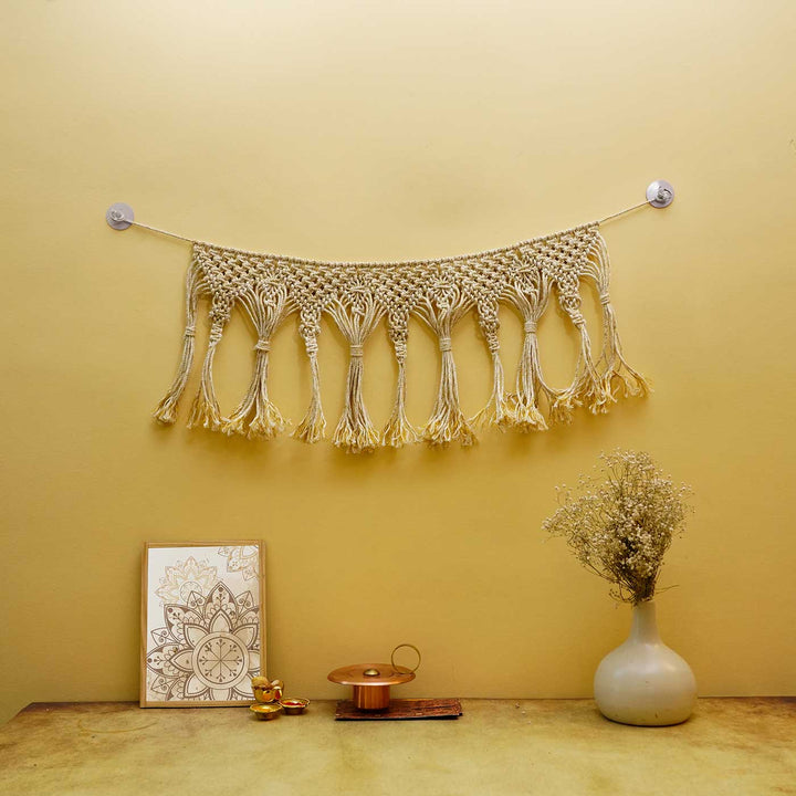 45 In | Handcrafted Boho Style Macrame Door Toran