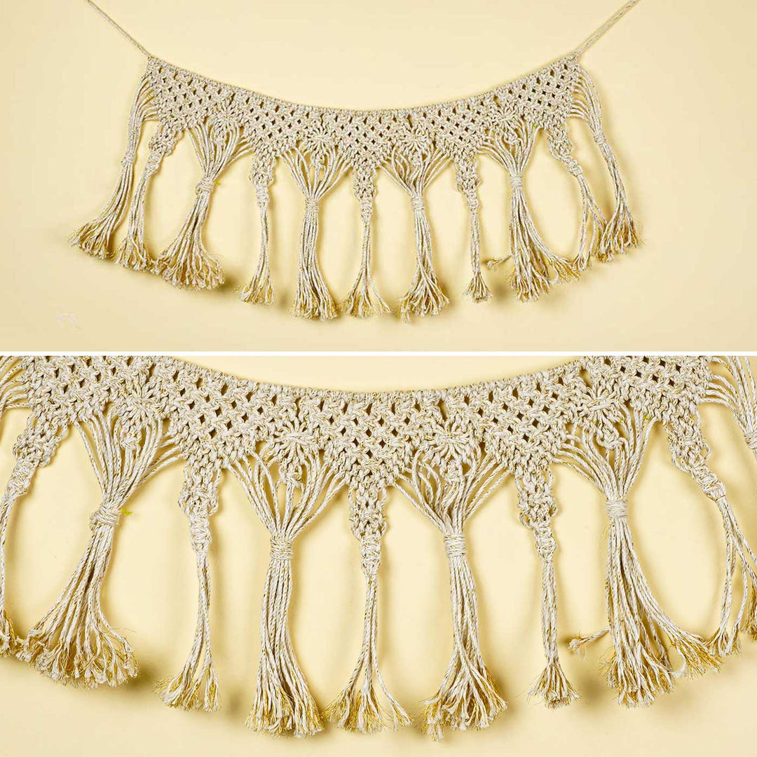 45 In | Handcrafted Boho Style Macrame Door Toran