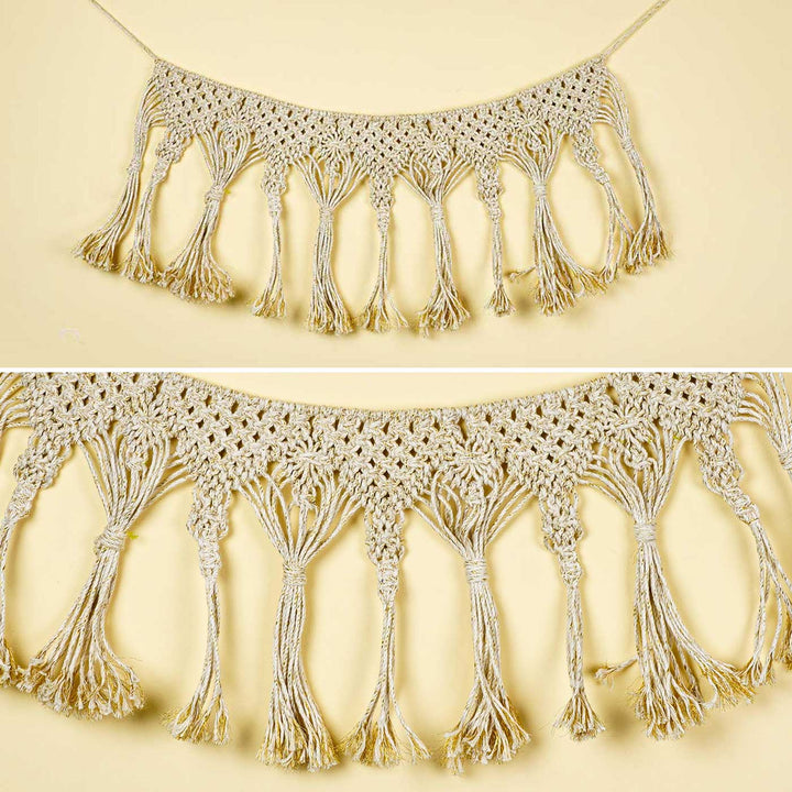 45 In | Handcrafted Boho Style Macrame Door Toran