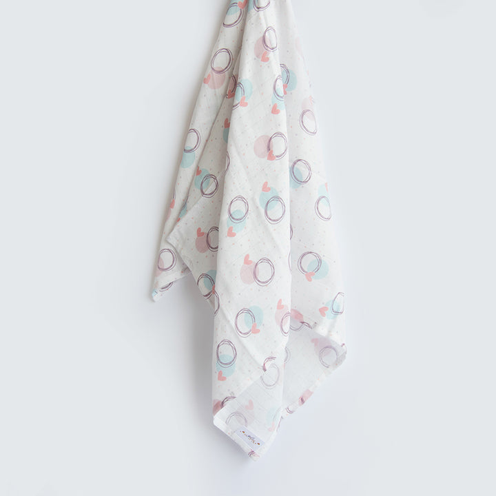 Ultra-Soft Heart Theme Swaddle for Kids | 0-4 Years