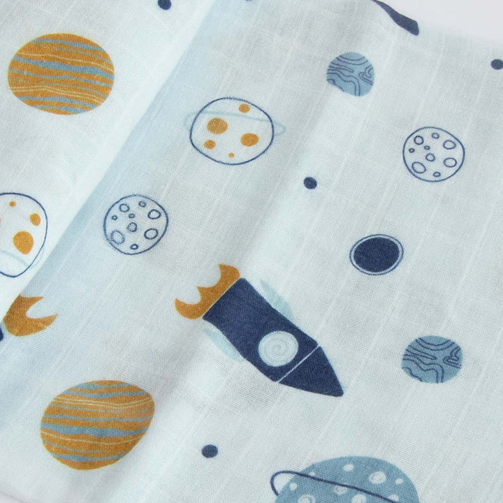 Premium Space Theme Muslin Swaddle | 0-4 Years