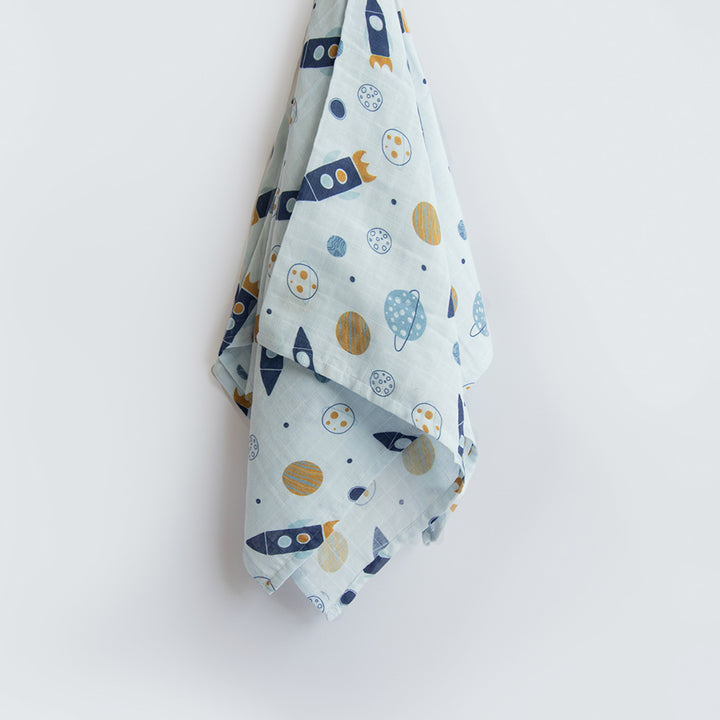 Premium Space Theme Muslin Swaddle | 0-4 Years